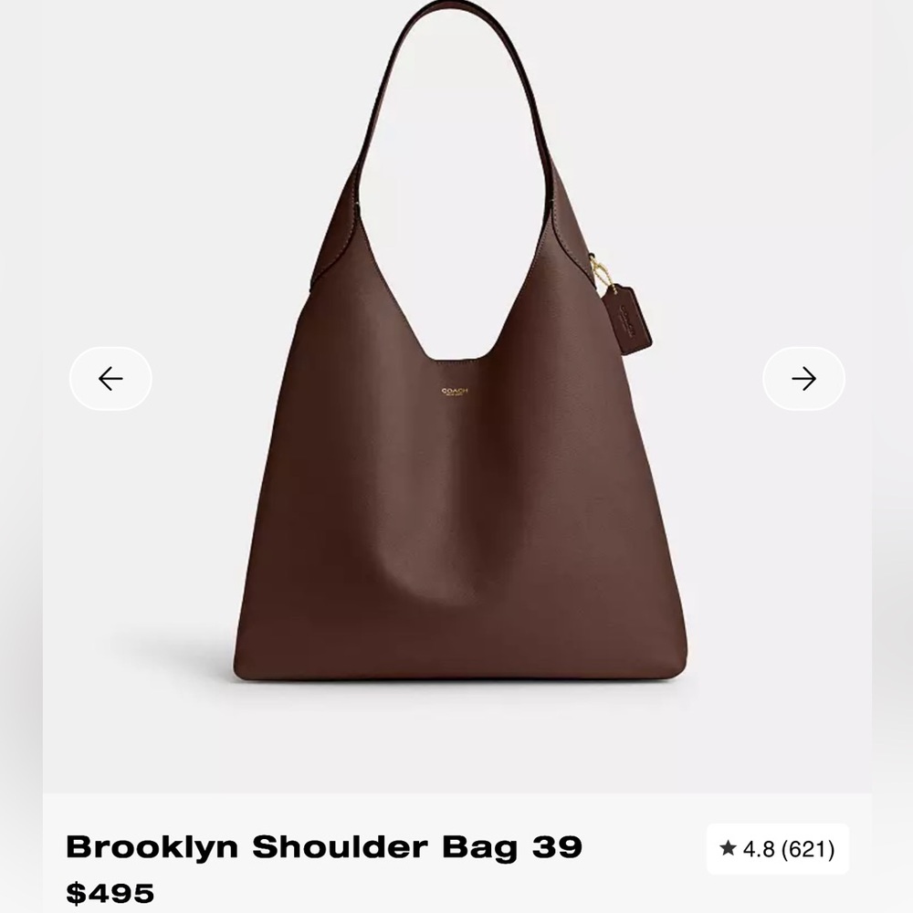 Coach Brooklyn shoulder bag brown 39